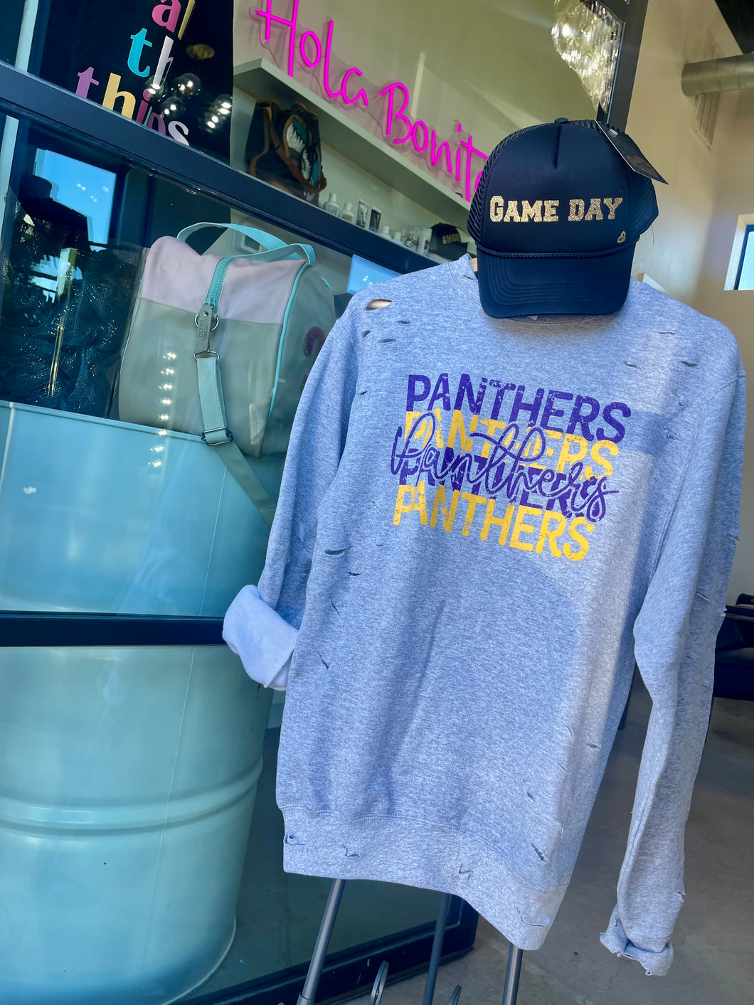 Shredded Panthers Sweatshirt